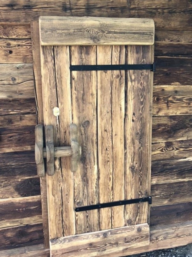 Porte vieux bois