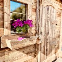 Fenêtre fixe avec une jardinière vieux bois et porte prestige (en options)